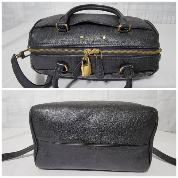 Authentic Louis Vuitton Monogram Impreinte Leather Speedy 25 Bandouliere… - Picture 6 of 12